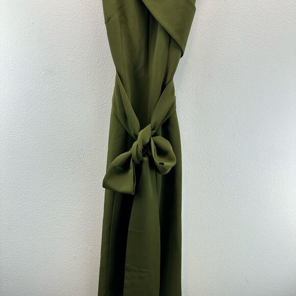 Andrea Iyamah Edar Jumpsuit Green Olive Med Classy - Picture 4 of 11